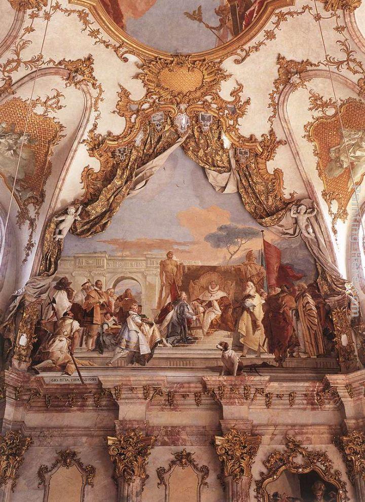 Giovanni Battista Tiepolo The Investiture of Herold as Duke of Franconia